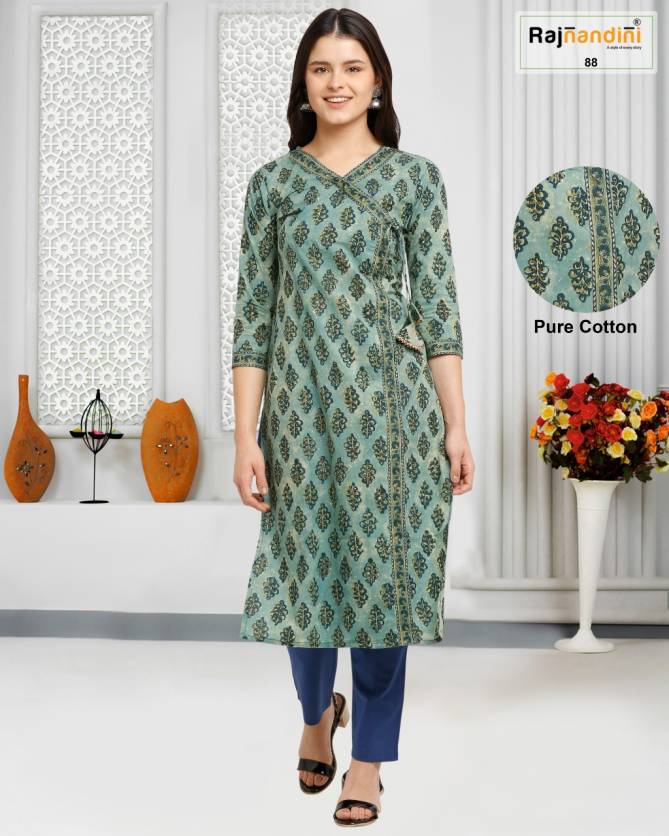 Rajnandini 29 Casual Wear Jaipuri Cotton Printed Latest Kurti Collection